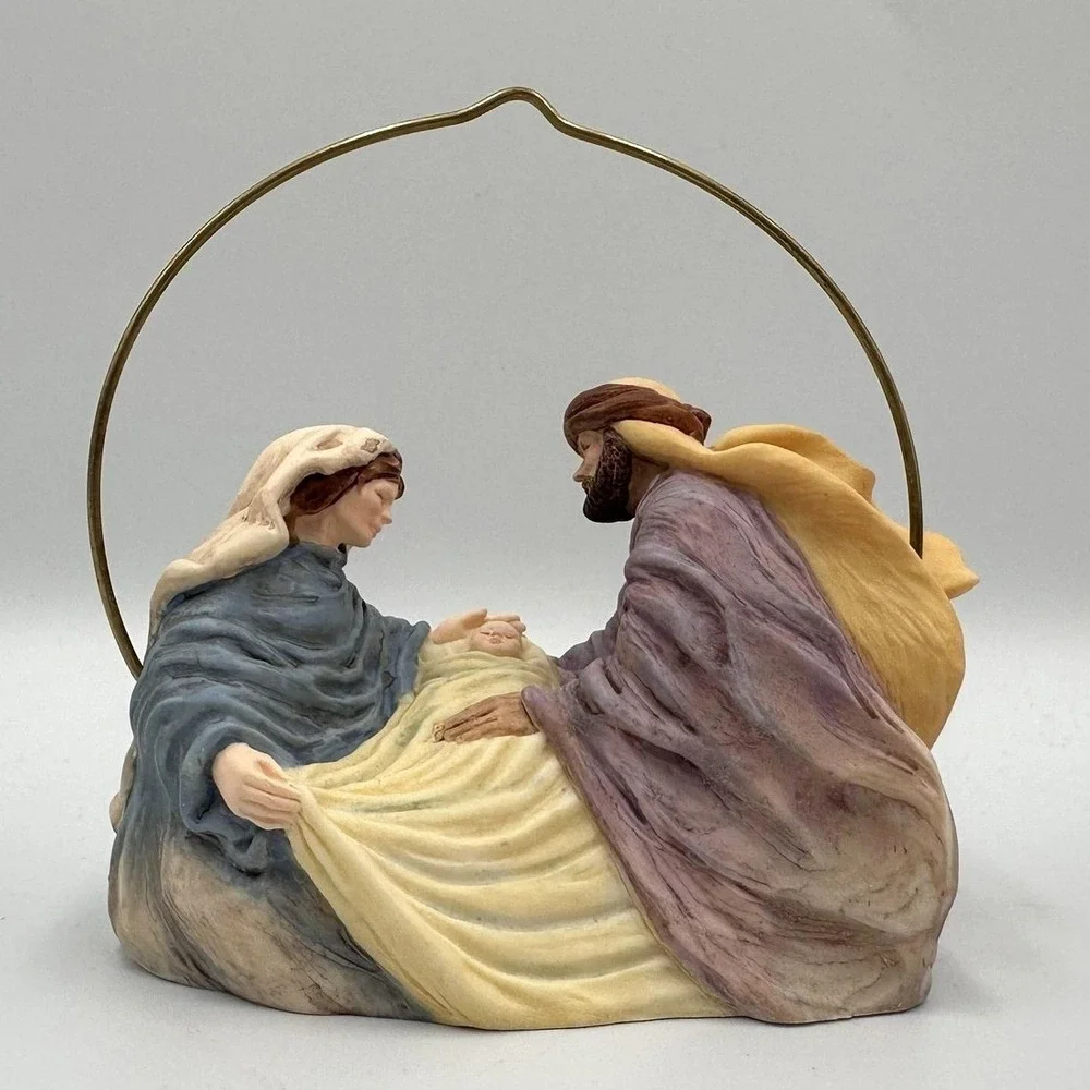 Vintage Hallmark 1996‎ Christmas Joy Nativity Keepsake Ornament Duane Unruh